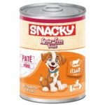 Snacky Tahılsız Kuzulu Yavru Köpek Yaş Mama Konservesi 400 gr Pate