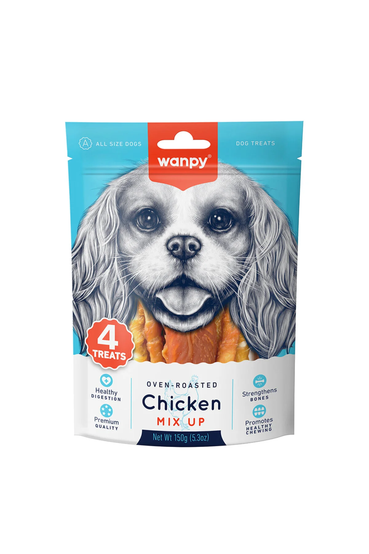 Wanpy Tavuklu Karışık Köpek Ödül Maması 150 Gr