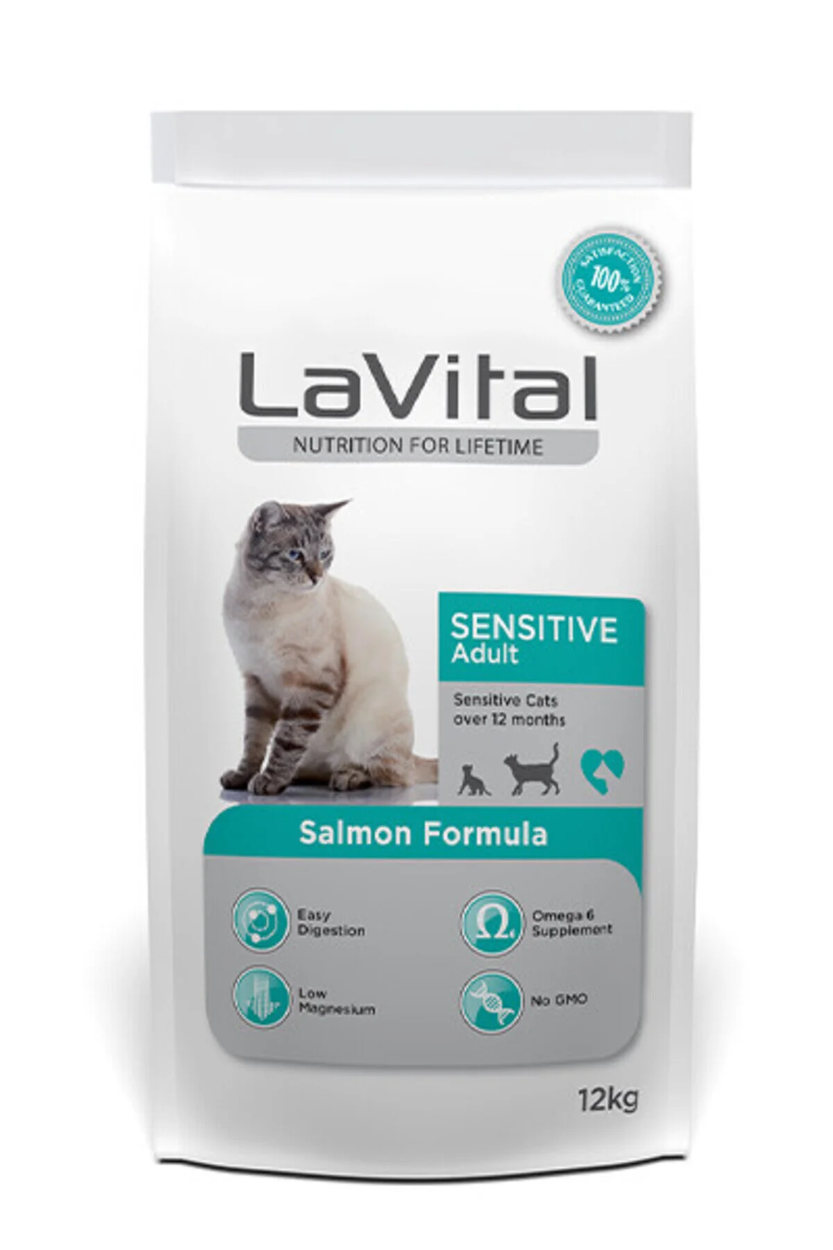 Lavital Somonlu Yetişkin Kedi Maması 12 Kg