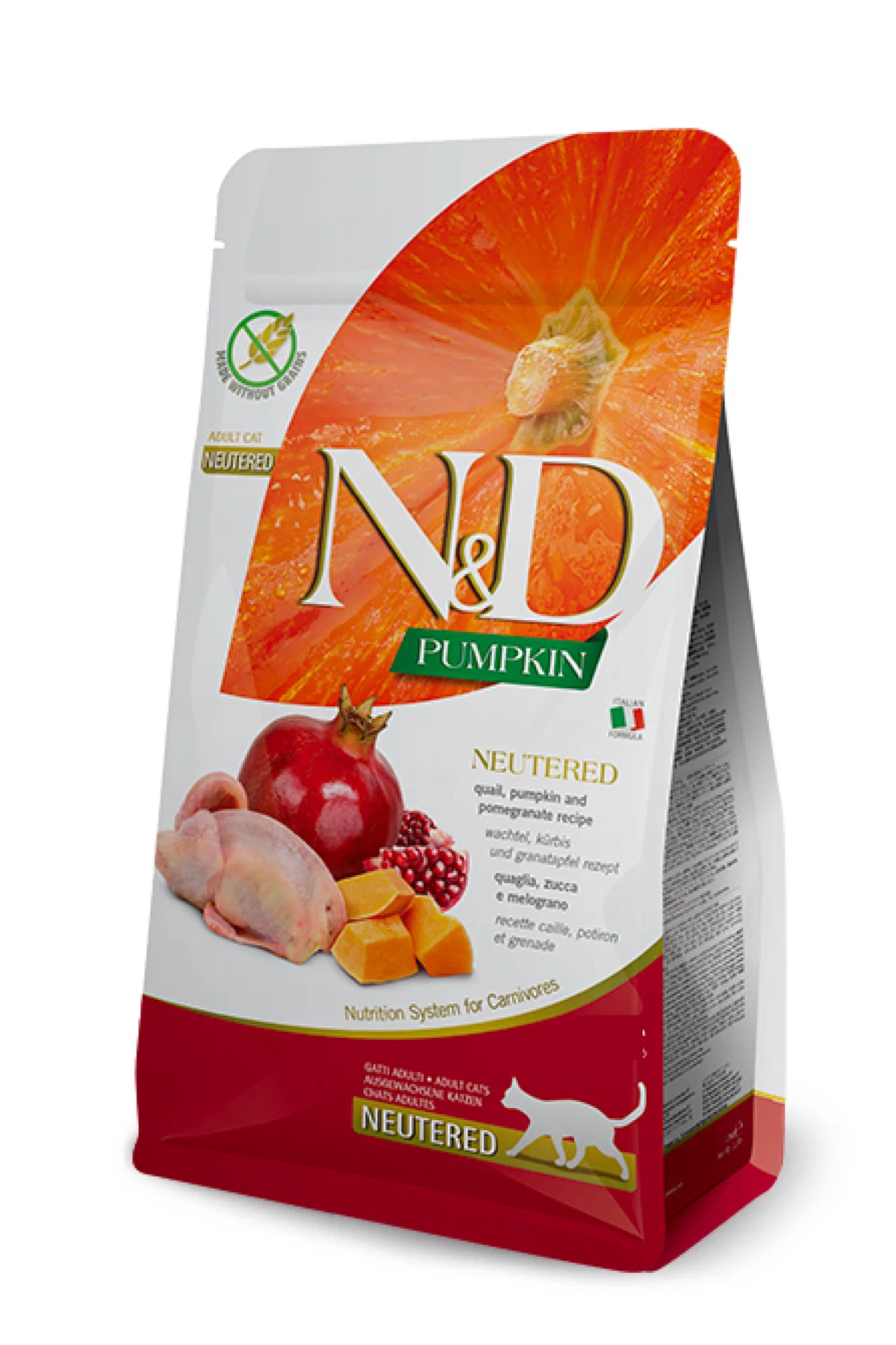 N&D Balkabaklı Ve Bıldırcınlı Kısırlaştırılmış Kedi Maması 1,5 Kg