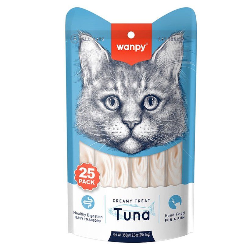 Wanpy Ton Balıklı Sıvı Kedi Ödül Maması 90 Gr
